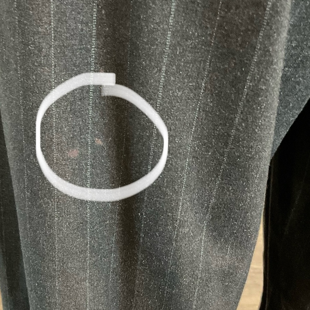 New York & Company Gray Pinstripe Wide Leg Pants - Picture 11 of 12